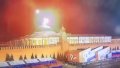 Убогий ночной "Голливуд" над Кремлем... От ФСБ?