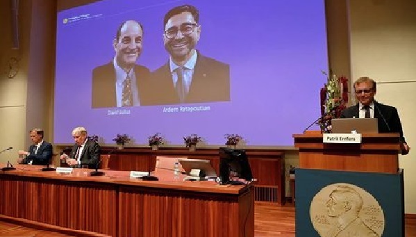 Лауреатами Нобелевской премии в области медицины стали ученые из США Дэвид Джулиус и Ардем Патапутян