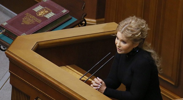 Тимошенко: рассмотреть закон о газе и выгнать Коболева