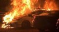 В Киеве ночью сожгли авто полиции
