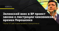 «За свою 5-летнюю тупость нужно платить»: Портнов сделал заявление о люстрации чиновников