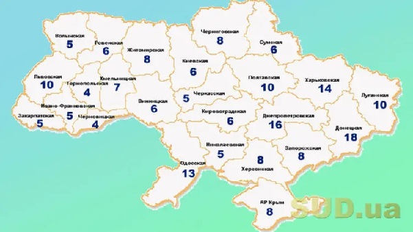 В Украине число судов сократят в три раза: из 663 местных общих судов останется 213 окружных судов