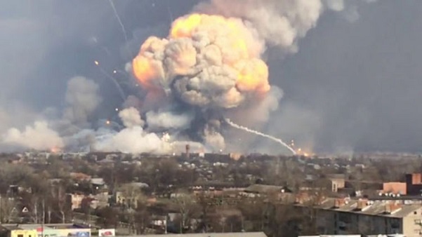 Взрывы на складах боеприпасов в Украине могло устроить российское ГРУ ГШ МО – Bellingcat