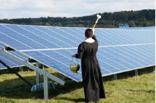 Зеленая энергетика по украински.. Там это взлетает, здесь нет