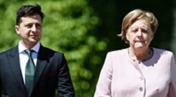 Не дала... Зеленский о Меркель: Я от нее ожидал большего